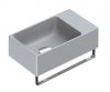Catalano PREMIUM 40x23 umywalka b/o prawa/lewa szary mat 14023VECS/0220410023